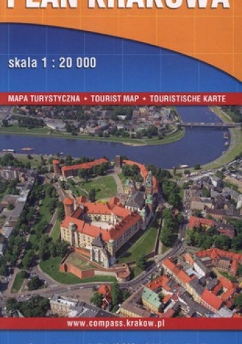 Plan Krakowa. Mapa turystyczna. 1:20 000  Compass
