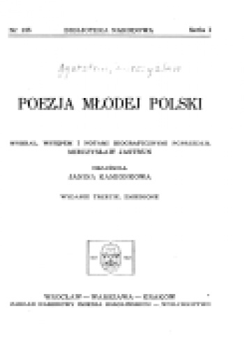 Poezja Młodej Polski - Mieczysław Jastrun