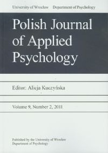 Polish Journal of Applied Psychology 2/2011 - Alicja Kuczyńska