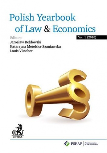 Polish Yearbook of Law and Economics. Vol. 1 (2010) - Katarzyna Metelska-Szaniawska, Bełdowski Jarosław