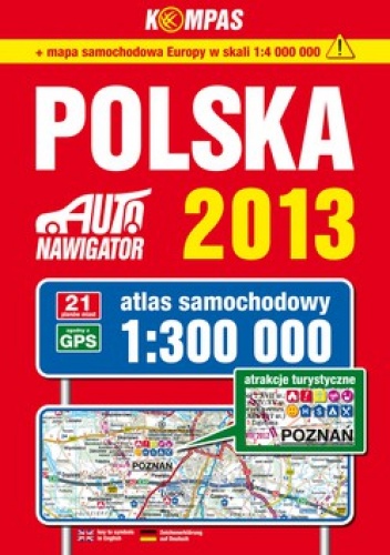 Polska. Atlas samochodowy. 1:300 000 KOMPAS
