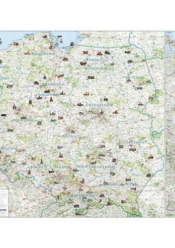 Polska atrakcje turystycze 1:685000 - praca zbiorowa