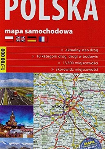 Polska. Mapa samochodowa - praca zbiorowa