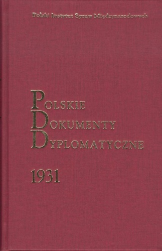 Polskie Dokumenty Dyplomatyczne 1931 - Mariusz Wołos