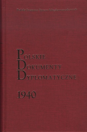 Polskie Dokumenty Dyplomatyczne 1940 - Magdalena Hułas
