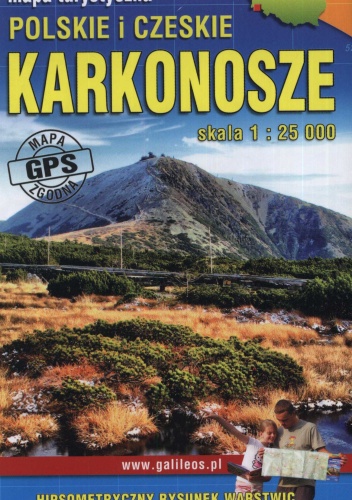 Polskie i czeskie Karkonosze. Mapa turystyczna. 1:25 000 Studio Plan
