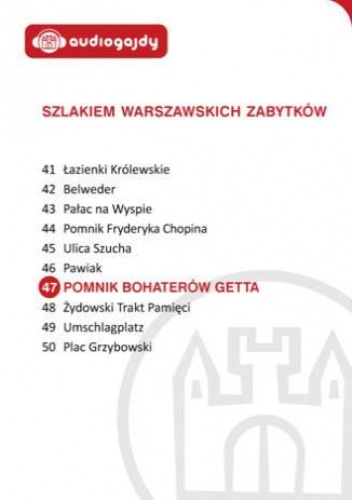 Pomnik Bohaterów Getta. Szlakiem warszawskich zabytków - Ewa Chęć