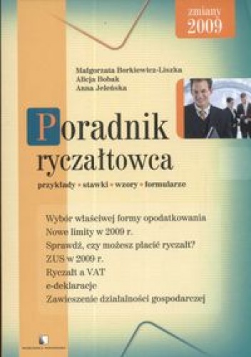 Poradnik ryczałtowca /przykłady stawki wzory formularze
