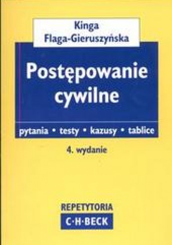 Postępowanie cywilne Repetytorium - Flaga Gieruszyńska Kinga