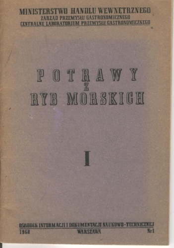 Potrawy z ryb morskich część I