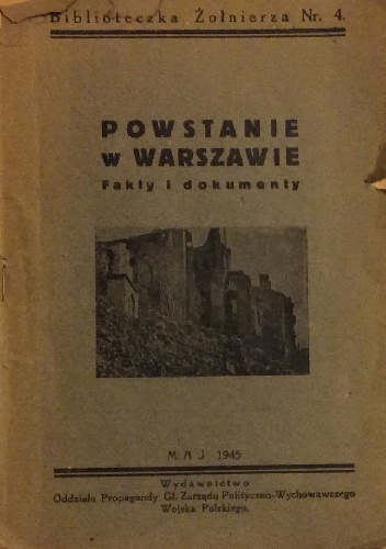 Powstanie w Warszawie. Fakty i dokumenty