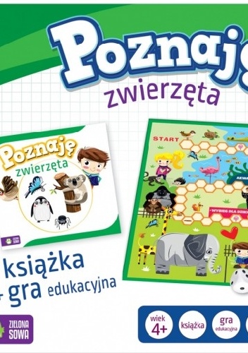 Poznaję zwierzęta. Książka + gra - Dominika Bylica, Anna Kamińska