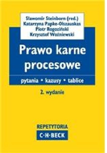 Prawo karne procesowe - Sławomir Steinborn