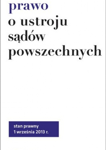 Prawo o ustroju sądów powszechnych