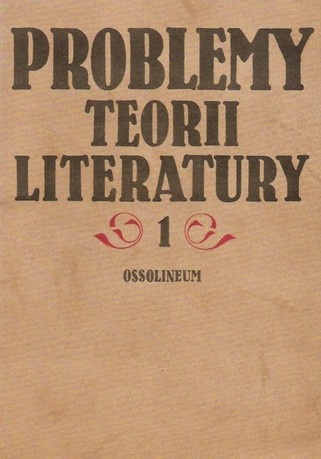 Problemy teorii literatury