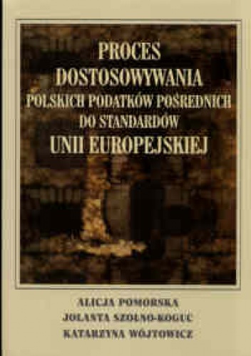 Proces dostosowywania polskich podatków pośrednich do standa