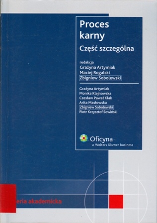 Proces karny. Część szczególna - Zbigniew Sobolewski