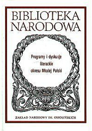 Programy i dyskusje literackie okresu Młodej Polski - Maria Podraza-Kwiatkowska