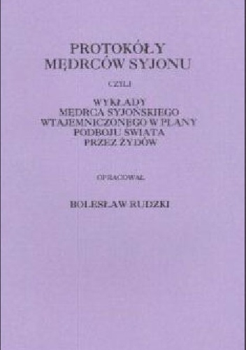 Protokoły Mędrców Syjonu. - Matwiej Gołowiński