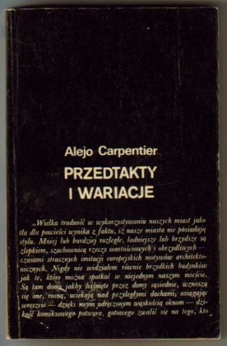 Przedtakty i wariacje - Alejo Carpentier