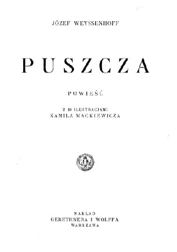 Puszcza - Józef Weyssenhoff