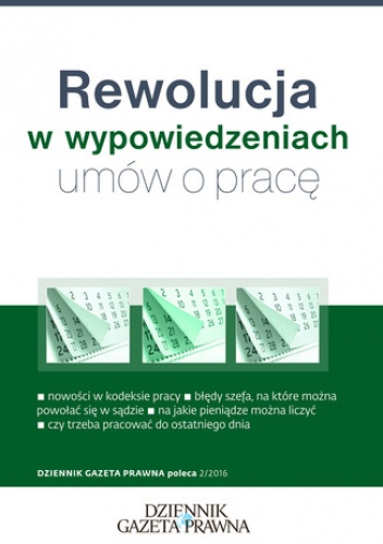 Rewolucja w wypowiedzeniach umów o pracę - Ewa Drzewiecka