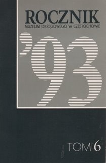 Rocznik Muzeum Okręgowego w Częstochowie, tom 6 - Aleksander Jaśkiewicz