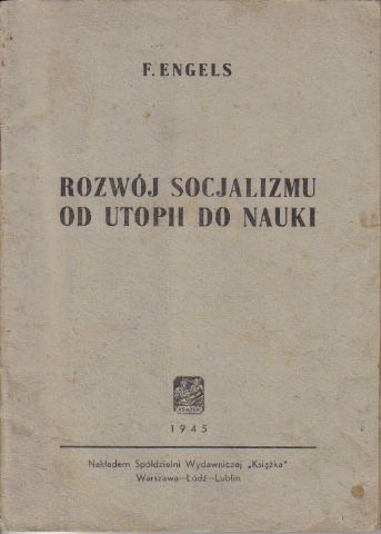 Rozwój Socjalizmu. Od utopii do nauki - Fryderyk Engels