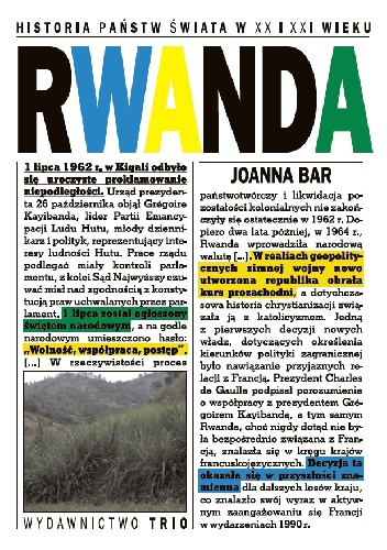 Rwanda - Joanna Bar