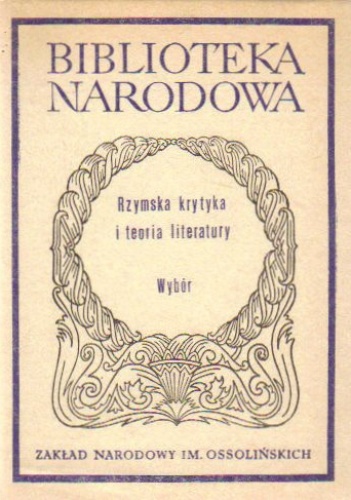 Rzymska krytyka i teoria literatury - Stanisław Stabryła