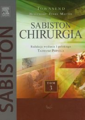 Sabiston Chirurgia Tom 3