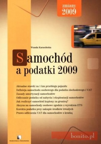 Samochód a podatki 2009 - Wanda Karasińska