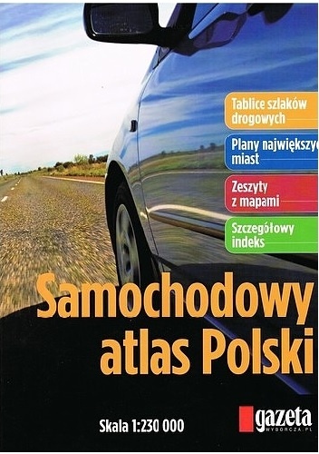Samochodowy atlas Polski 1:230 000 - praca zbiorowa
