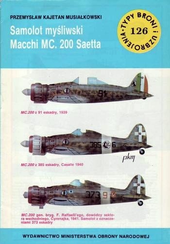 Samolot myśliwski Macchi MC.200 Saetta - Przemysław Kajetan Musiałkowski