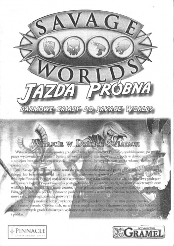 Savage Worlds - jazda próbna - praca zbiorowa