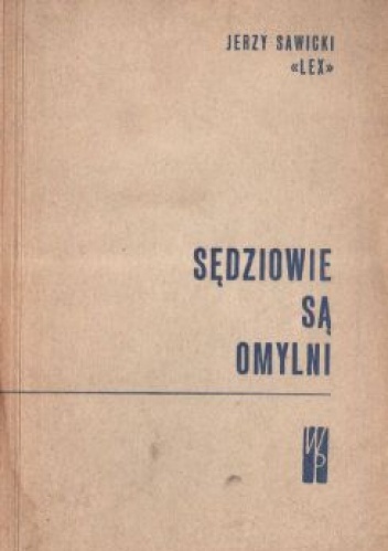 Sędziowie są omylni - Jerzy Sawicki