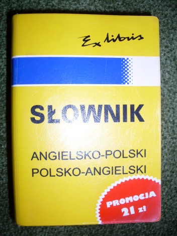 Słownik angielsko-polski, polsko-angielski - ex libris - Jan J. Kałuża