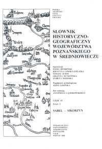 Słownik historyczno - geograficzny ziem polskich w średniowieczu.  zeszyt 2 - Antoni Gąsiorowski