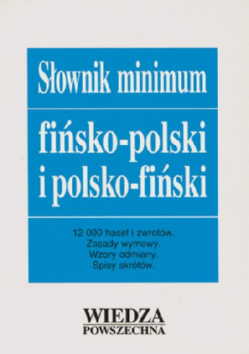 Słownik minimum fińsko-polski i polsko-fiński - Antoni Krawczykiewicz