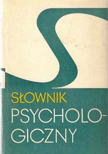 Słownik psychologiczny - Włodzimierz Szewczuk