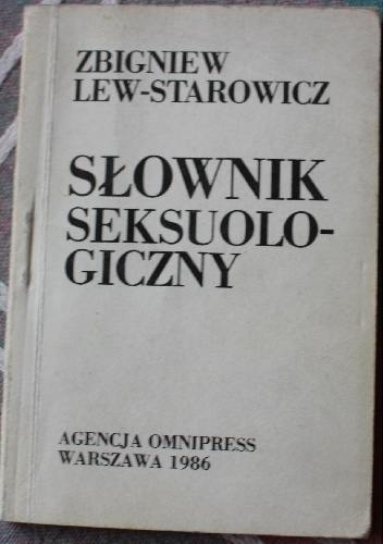 Słownik seksuologiczny - Zbigniew Lew-Starowicz