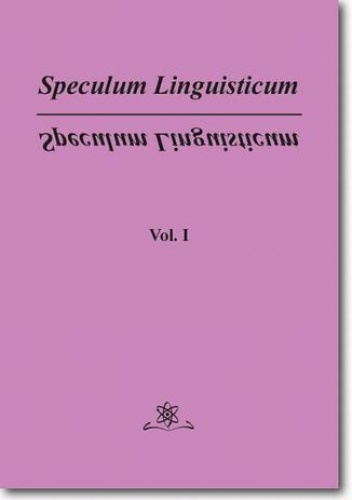 Speculum Linguisticum   Vol. 1 - Jan Wawrzyńczyk