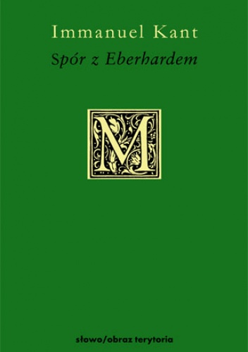 Spór z Eberhardem - Immanuel Kant, Johann August Eberhard