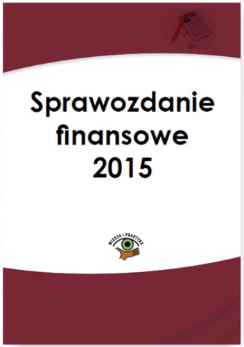 Sprawozdanie finansowe 2015 - Katarzyna Trzpioła