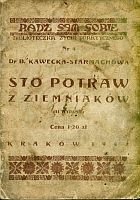 Sto potraw z ziemniaków - dr B. Kawecka-Starmachowa