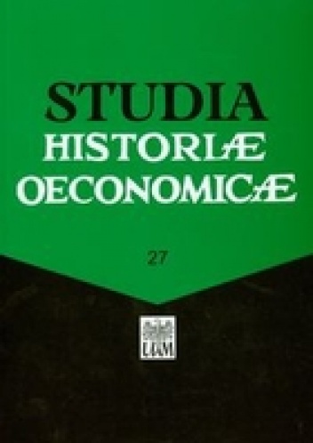 Studia historiae oeconomicae - praca zbiorowa