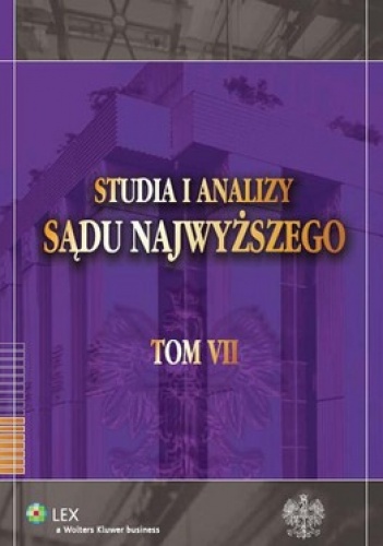 Studia i Analizy Sądu Najwyższego. Tom 7 - Krzysztof Ślebzak