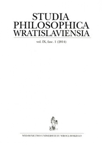 Studia Philosophica Wratislaviensia. Vol. 9. fasc.1 (2014) - praca zbiorowa