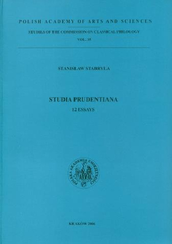 Studia Prudentiana. 12 Essays - Stanisław Stabryła