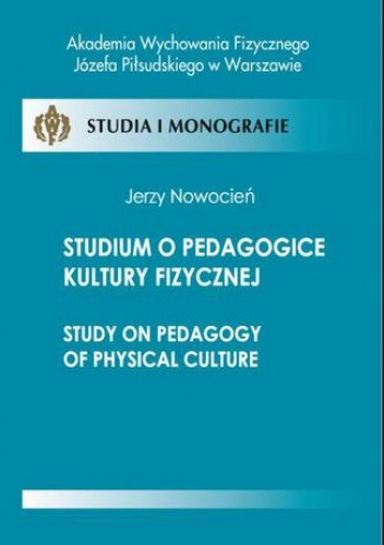 Studium o pedagogice kultury fizycznej - Nowocień Jerzy